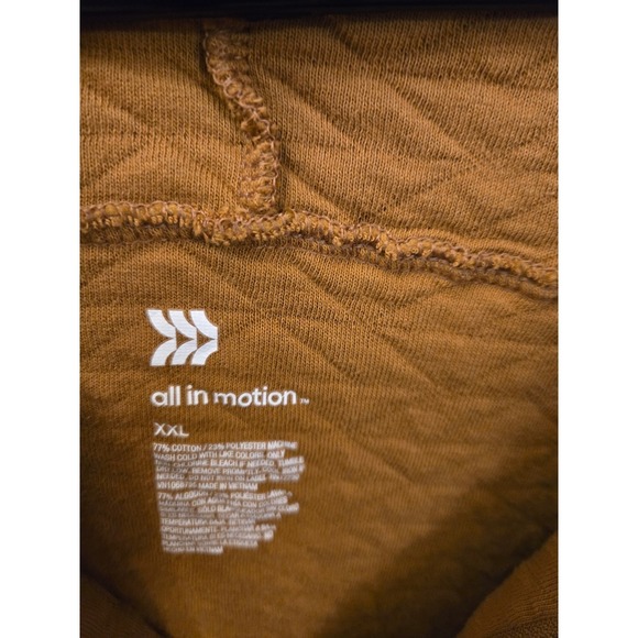 All in Motion Quilted Pullover Hoodie Half Zip Athletic XXL - Picture 2 of 7